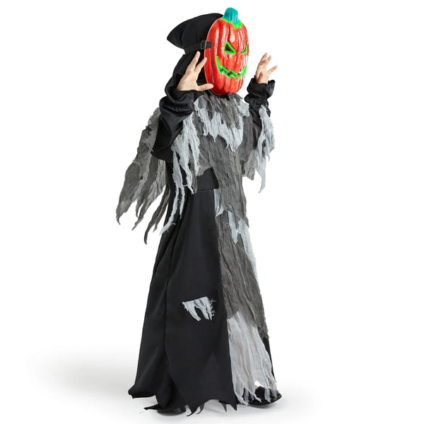 Scary Scarecrow Pumpkin Bobble Head Costume