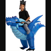 Inflatable  Ride-On Ice Dragon Costume Cosplay