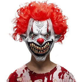 Spooktacular Creations Halloween Scary Zombie Face Mask Clown Accessories