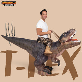 T-Rex Inflatable Costume Adults, Air Blow Up Costumes