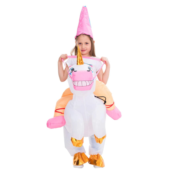 Unicorn Ride-On Inflatable Costume - Child