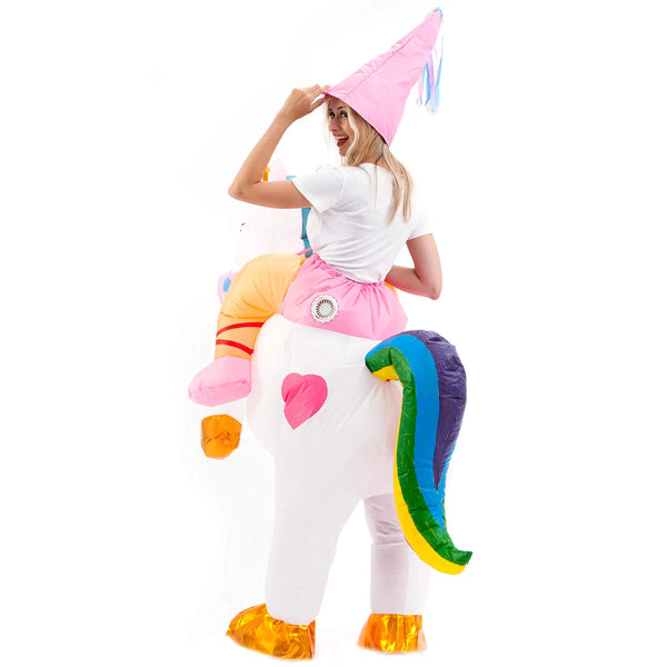 Unicorn Ride-On Inflatable Costume - Adult