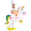 Unicorn Ride-On Inflatable Costume - Adult