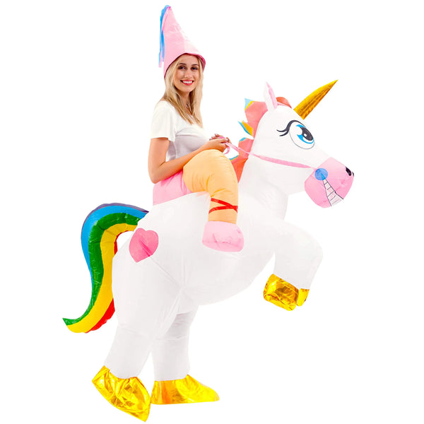 Unicorn Ride-On Inflatable Costume - Adult