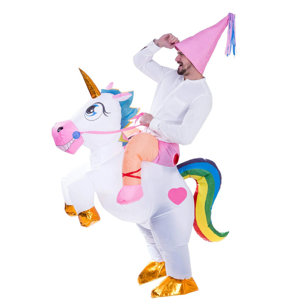 Unicorn Ride-On Inflatable Costume - Adult