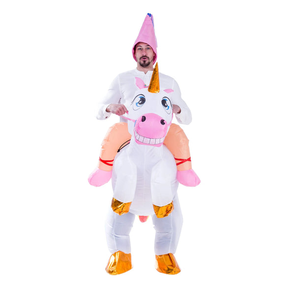 Unicorn Ride-On Inflatable Costume - Adult