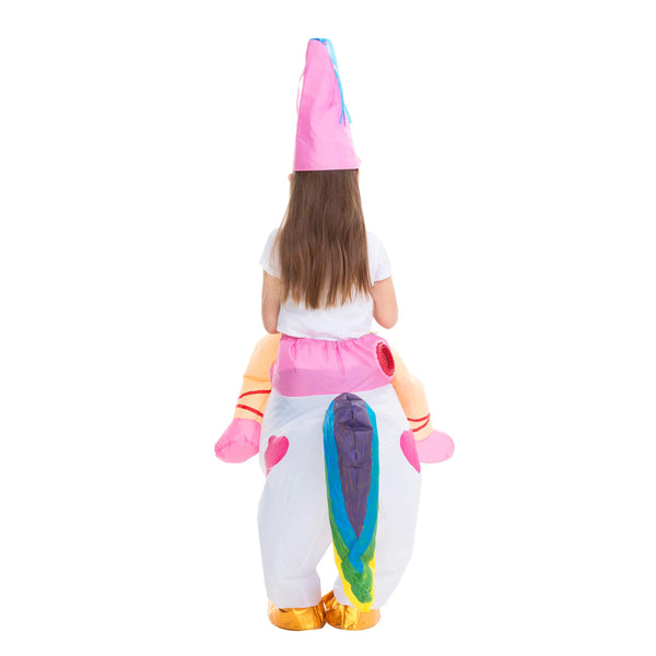 Inflatable Costume Ride-A-Unicorn (Blue)