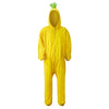 Unisex Adult Pineapple Pajama Plush Jumpsuit Yellow Hooded Dress Up