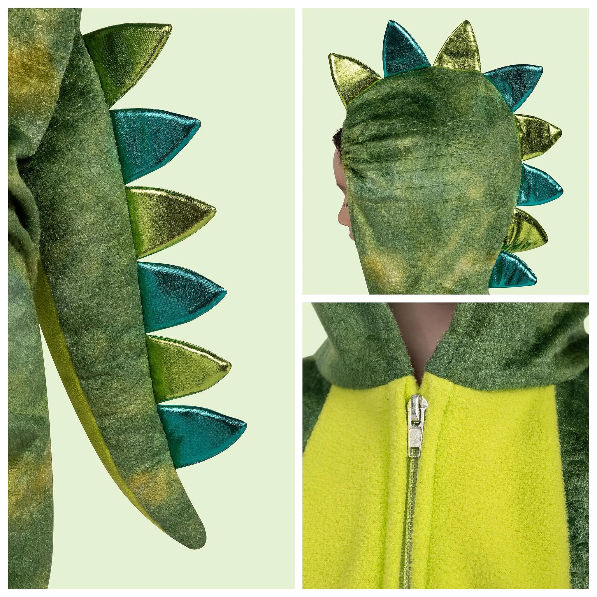 Hooded dinosaur jumpsuit on sale