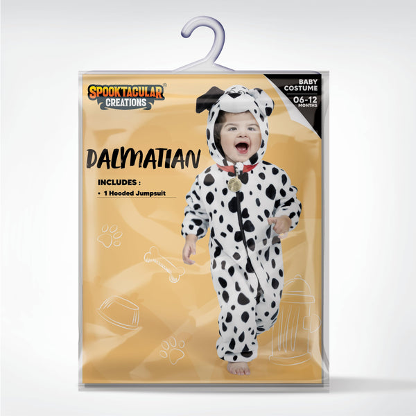 Unisex Toddler Dalmatian Outfir Animal Costume One-piece Pajama