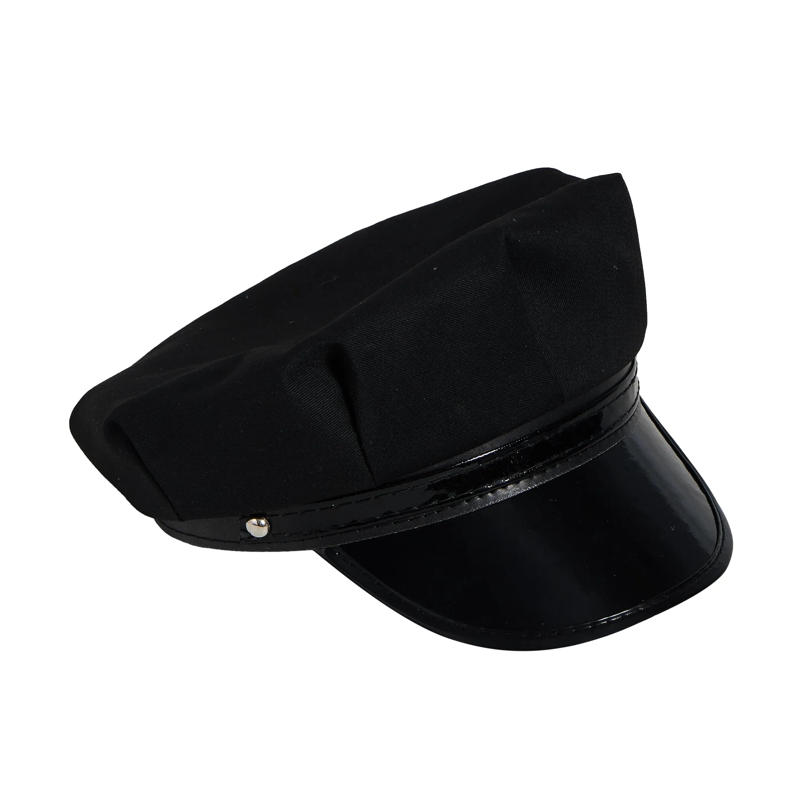 Universal Black Chauffeur Hat for Adults Limousine Limo Taxi Driver H Spooktacular Creations