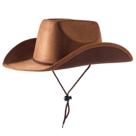Western Brown Cowboy Halloween Hat for Adults and Kids Accessory