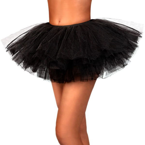 Women Black Tutu Skirt Costume for Adult Halloween