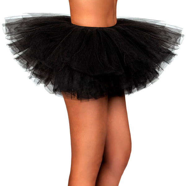 Women Black Tutu Skirt Costume for Adult Halloween