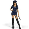 Women Blue Police Costume Set for Adult