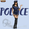 Women Blue Police Costume Set for Adult