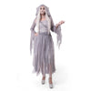 Women Haunting Beauty Dress Ghost Costume with Plastic Chain