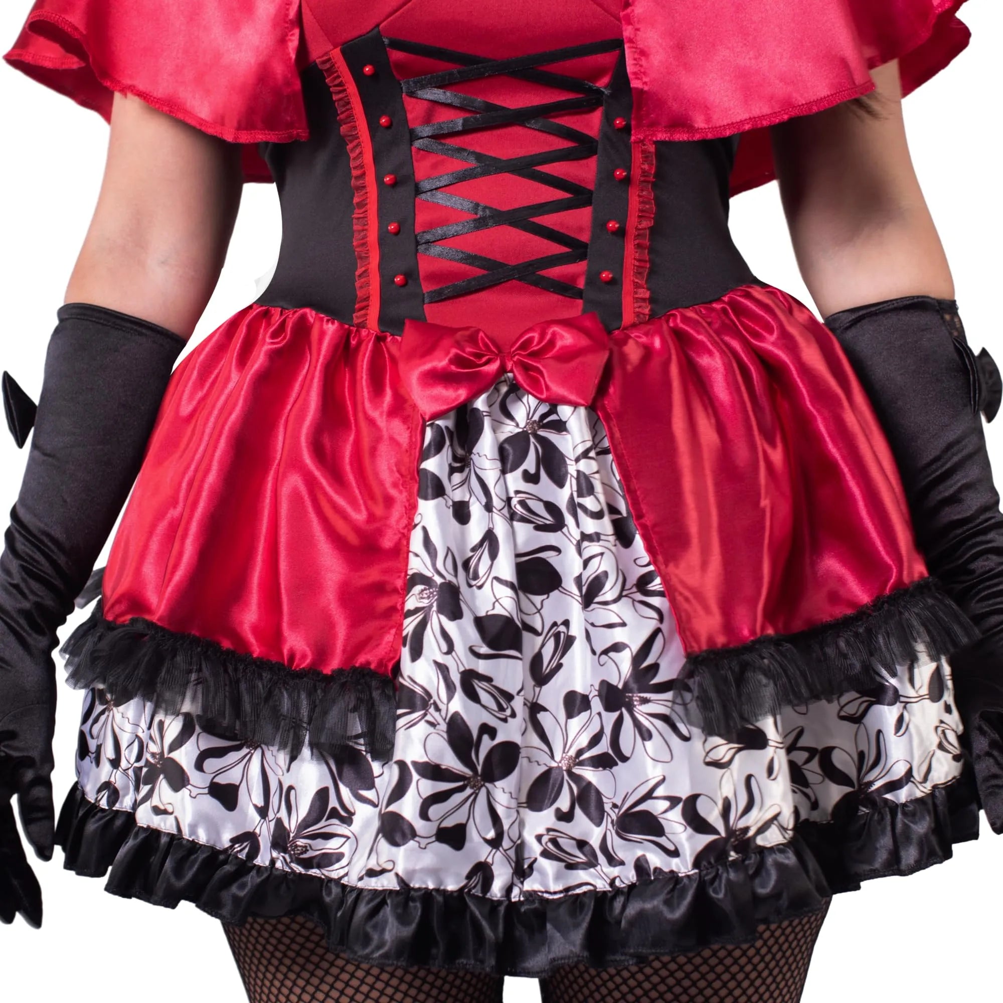 little red riding hood costume black dress Easy Little Red Riding Hood Costume with A Black Dress