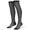 Women Over the Knee Striped Thigh High Costume Accessories Stockings