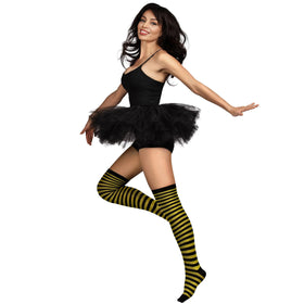 Women Over the Knee Striped Thigh High Costume Accessories