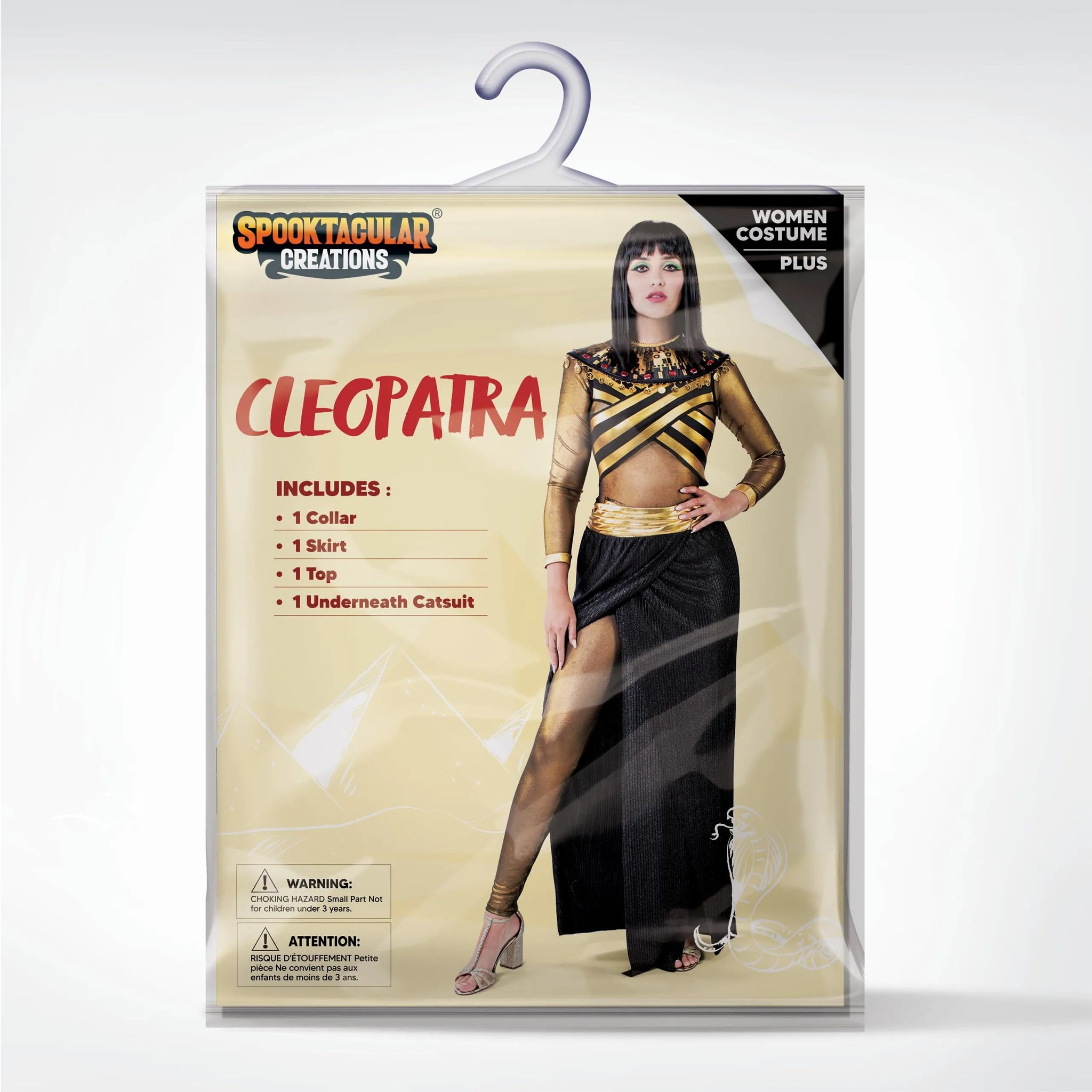 Women Queen Cleopatra Dress Costume Set with Black Collar, Underneath | Spooktacular Creations Women Queen Cleopatra Dress Costume Set with Black Collar, Underneath | Spooktacular Creations