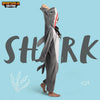 Women Shark Pajama Plush Costume with Hat Tail Dress Up