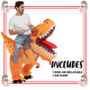 Yellow Tyrannosaurus Ride-On-Inflatable Costume