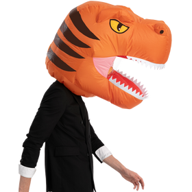 Dinosaur Bobble Head Inflatable Costume - Adult