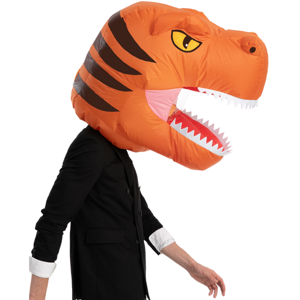 Dinosaur Bobble Head Inflatable Costume - Adult