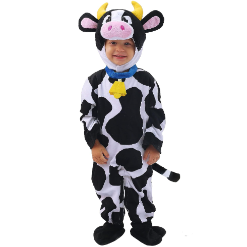 Kids cow costume deals