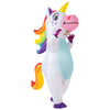 Inflatable White Unicorn Full Body Costume