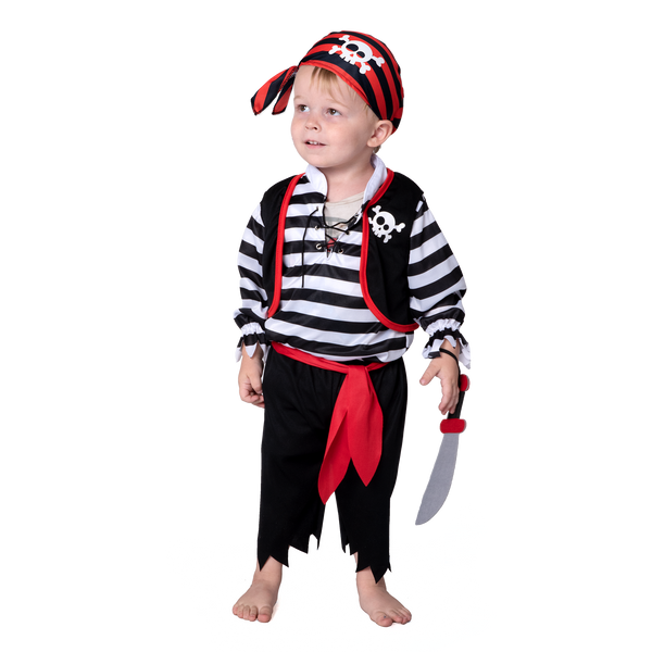 Striped Pirate Costume - Child