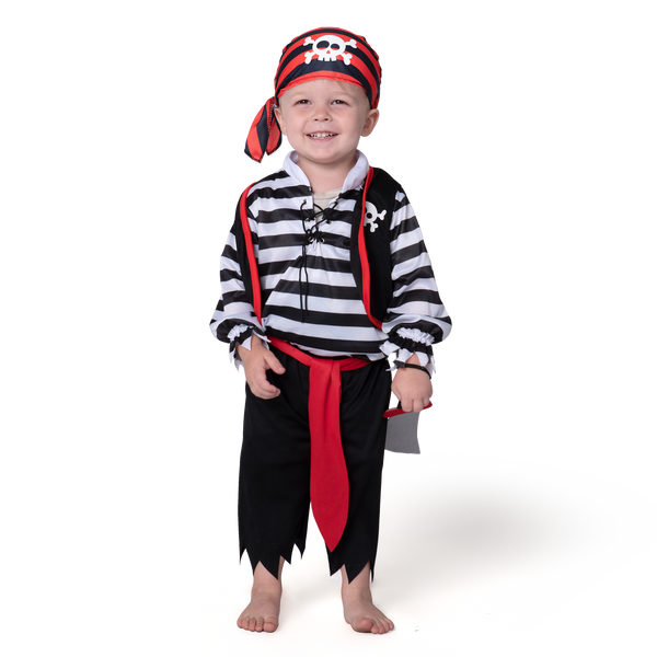 Striped Pirate Costume - Child