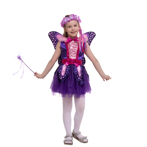 Girl Purple Fairy Costume Cosplay