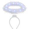 White LED Angel Halo Headband Cosplay Kit Role Play Accessories, 3 Pack