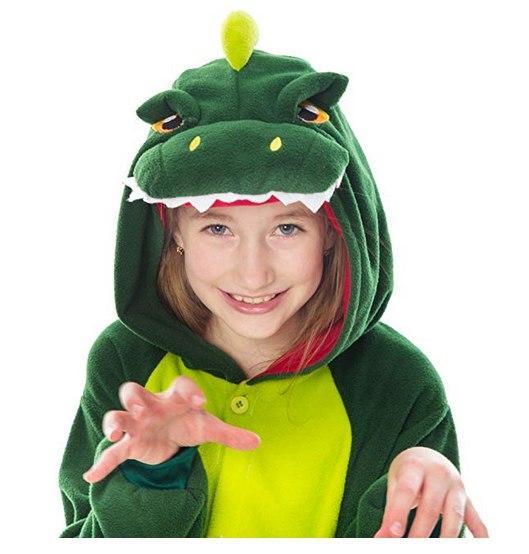 Dinosaur Animal Onesie Pajama Costume - Child