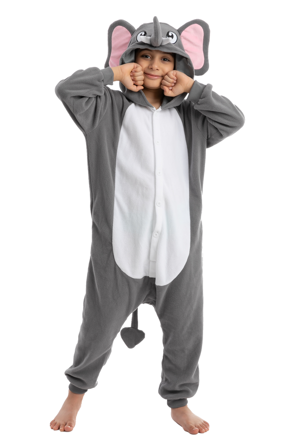 Elephant Pajamas jumpsuit Cosplay- Child