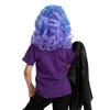 Girl Long Blue Curly Wig for Cosplay- Child