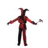 Evil Jester Costume (Red) Cosplay- Child