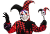 Evil Jester Costume (Red) Cosplay- Child