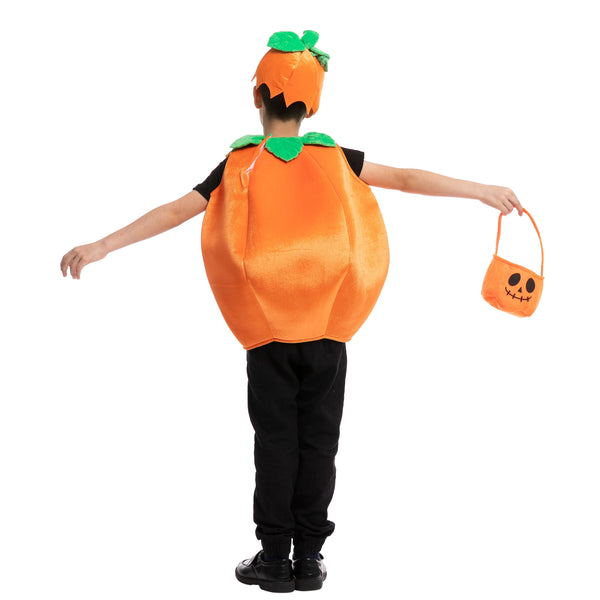 Pumpkin Costume with Basket - Child