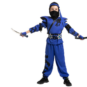 Blue Ninja Costume Cosplay- Child
