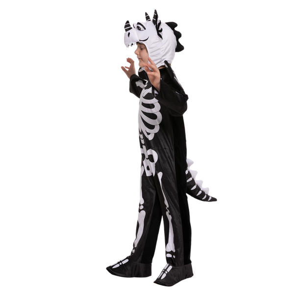 Cartoonish Skeleton T-rex Costume Set for Role Play Cosplay- Child