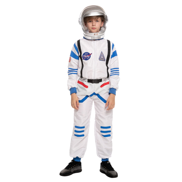 White Astronaut Costume Role Play Cosplay - Child