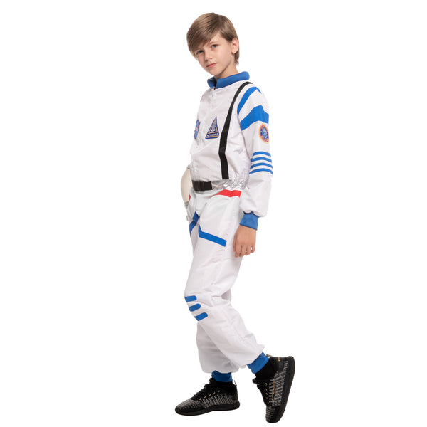 White Astronaut Costume Role Play Cosplay - Child