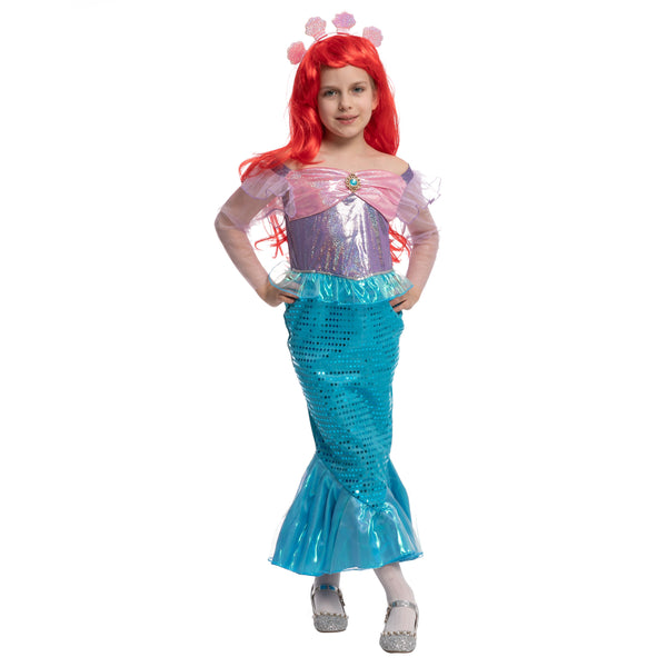 Little Mermaid Costume For Role Play Cosplay- Child