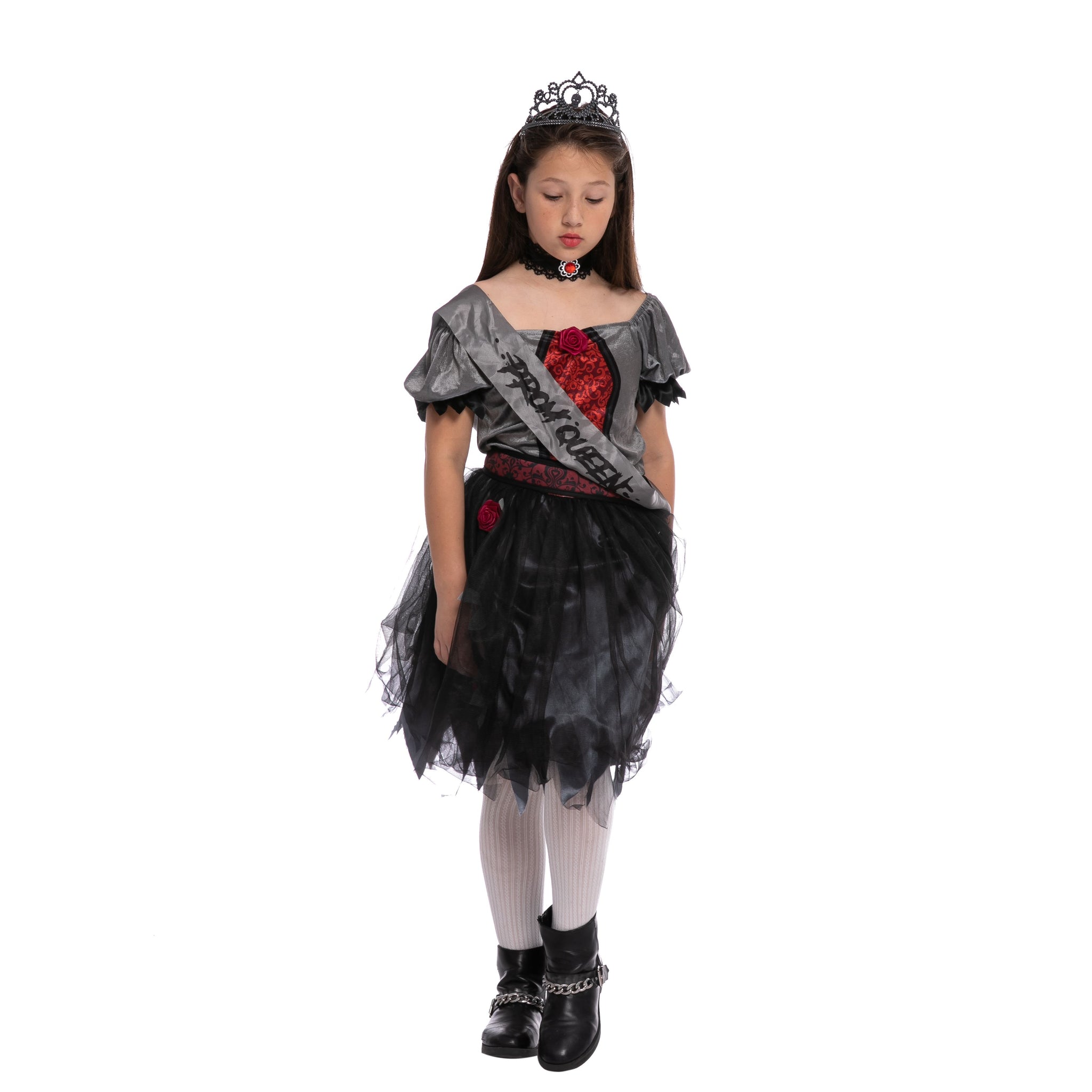 prom queen halloween dress Child Girl Zombie Prom Queen Costume- SPOOKTACULAR