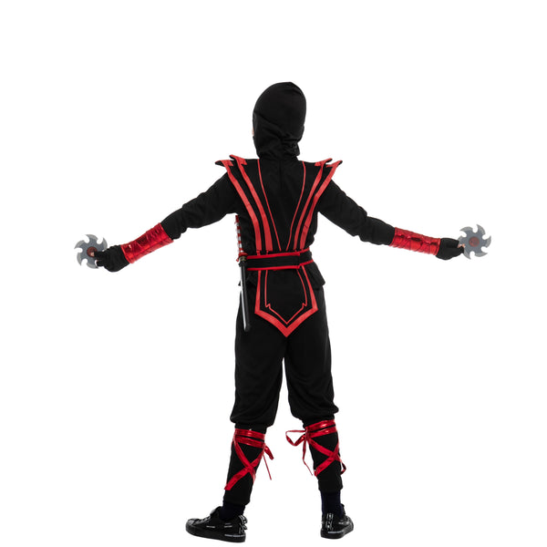 Red Ninja Costume Cosplay - Child