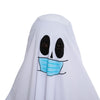 Ghost Costume with Mask & Pumpkin Bucket Cosplay- Child