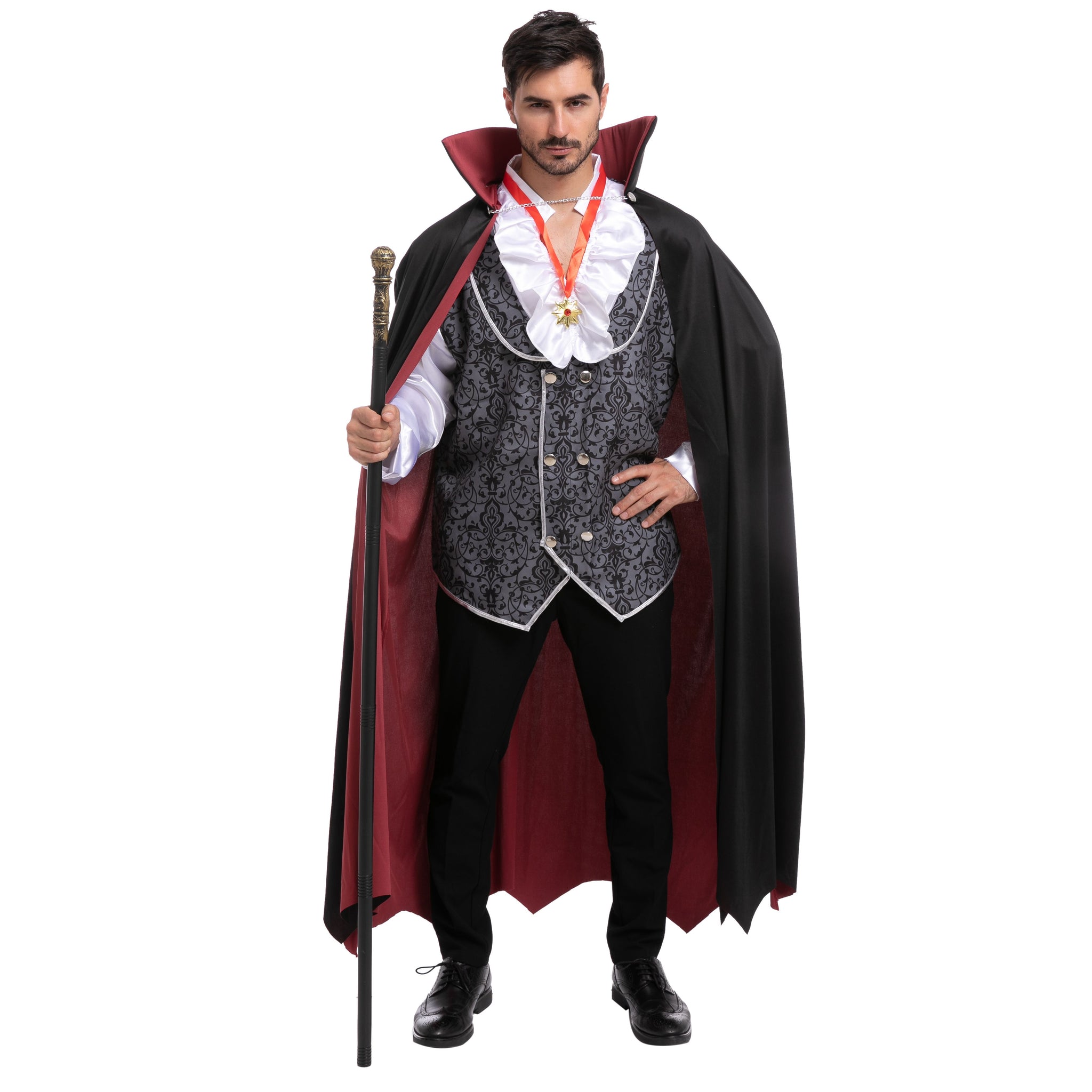 Renaissance Medieval Scary Vampire Cosplay Costume for Men - Adult